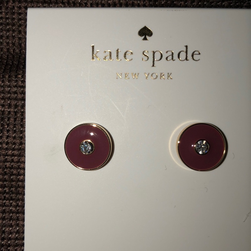 Purple Kate Spade Earrings - Brand New